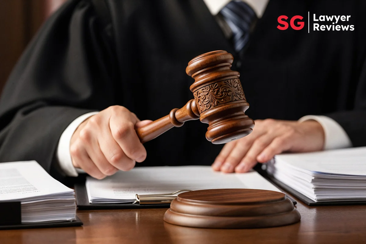 Judge Assigning a Lawyer from the Legal Aid Judge Assigning a Lawyer from the Legal Aid