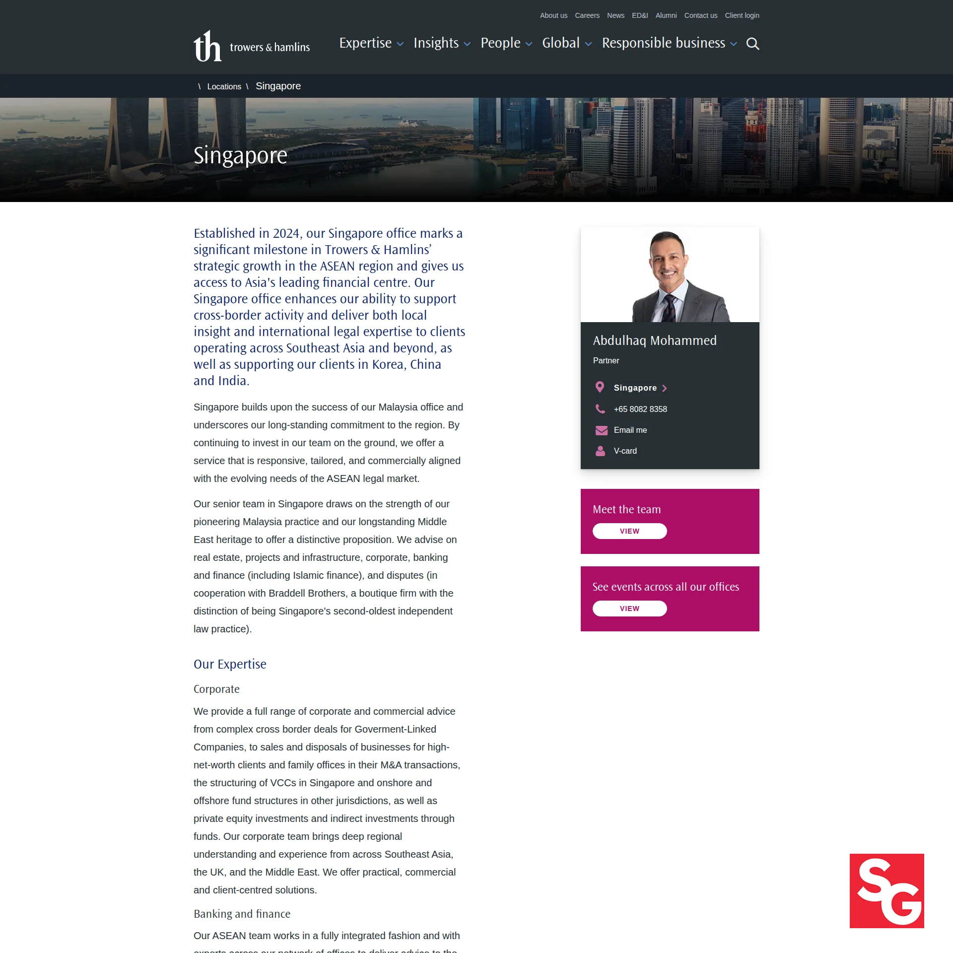 Trowers & Hamlins LLP
