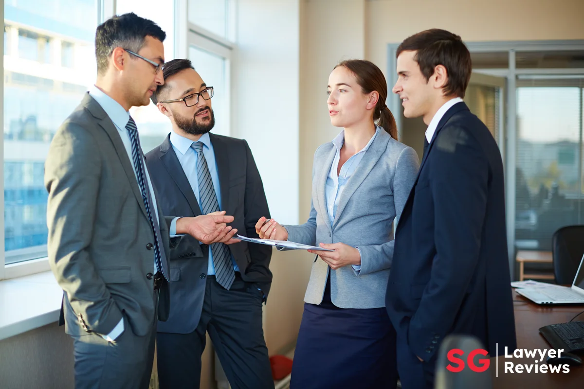 Incorporators Discussing Company Policies Incorporators Discussing Company Policies
