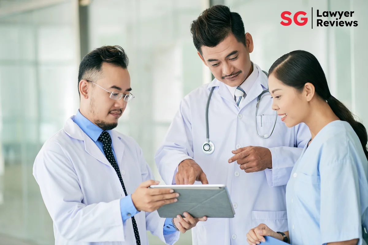 Medical Practitioners Analysing Medical Record of Patient