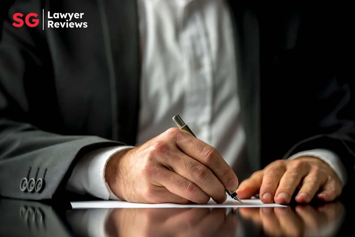 Probate Lawyer in Singapore Reviewing Will